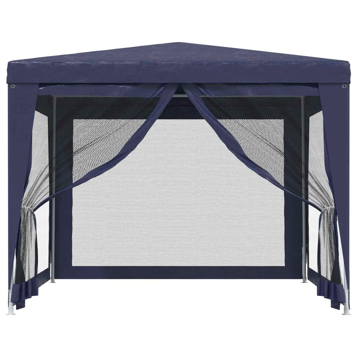 Party Tent Blue 3x3m Outdoor Gazebo Canopy Pavilion with Mesh Sidewalls