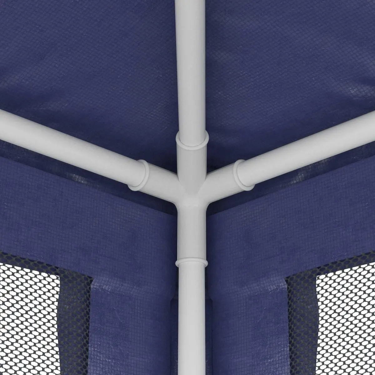Party Tent Blue 3x3m Outdoor Gazebo Canopy Pavilion with Mesh Sidewalls