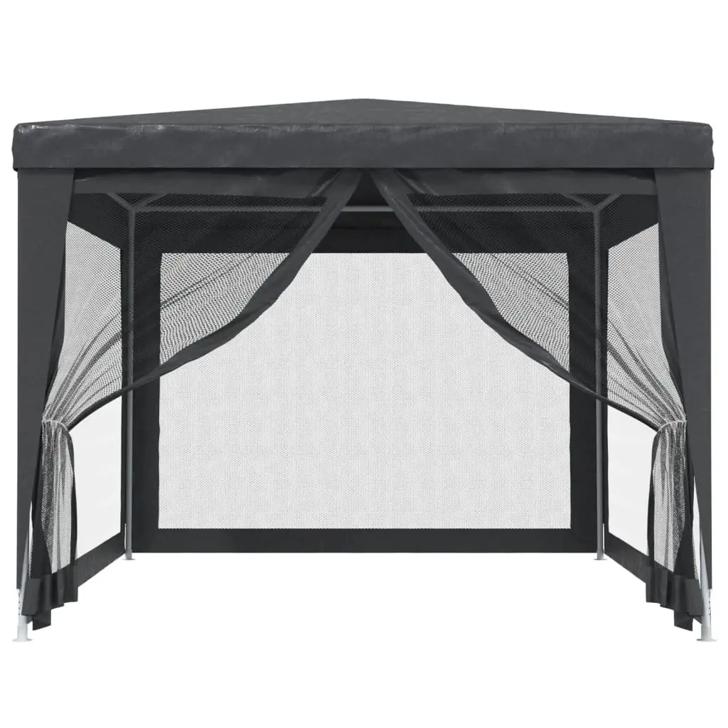 Party Tent Gazebo Mesh Sidewalls 3x4m Outdoor Canopy Garden Shelter