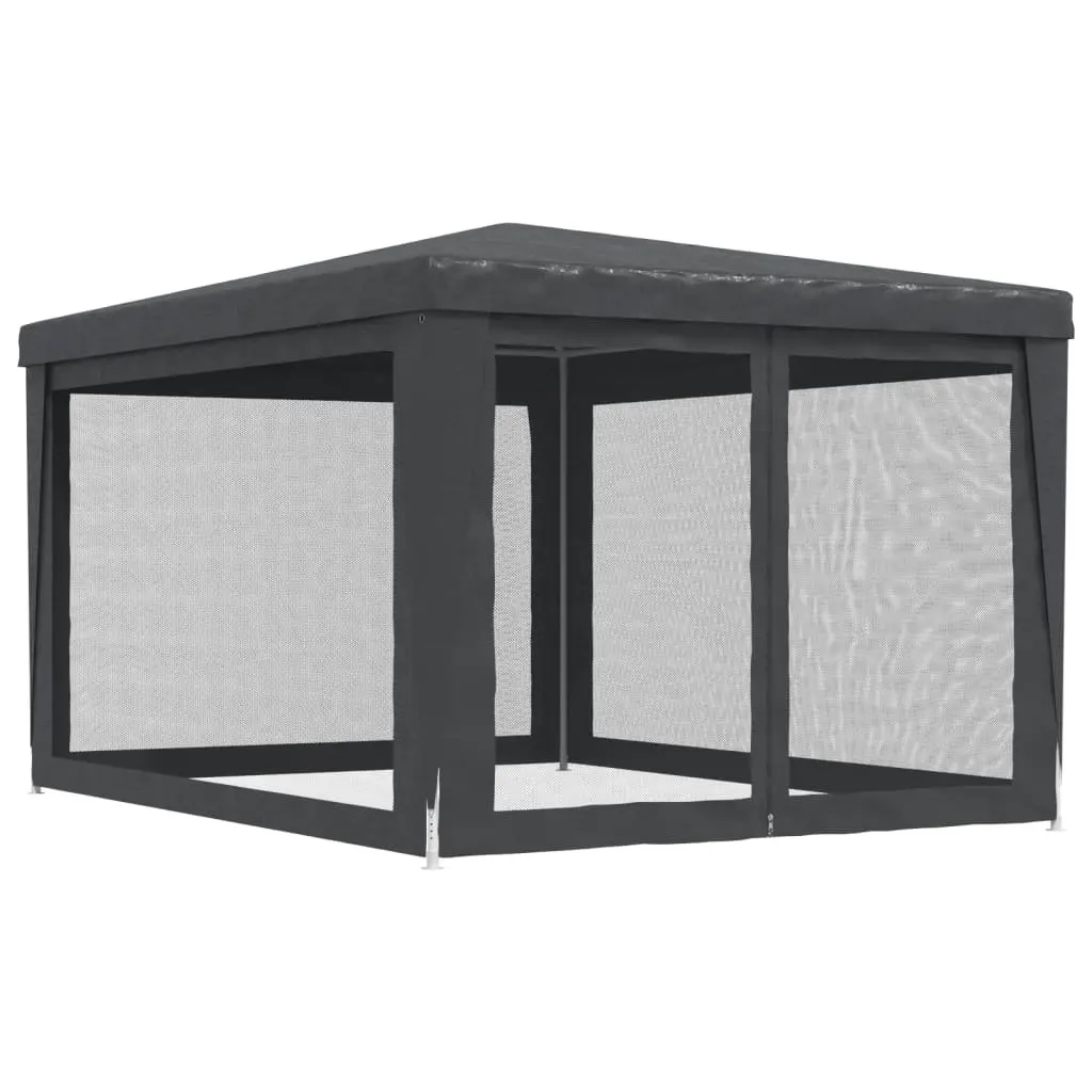 Party Tent Gazebo Mesh Sidewalls 3x4m Outdoor Canopy Garden Shelter