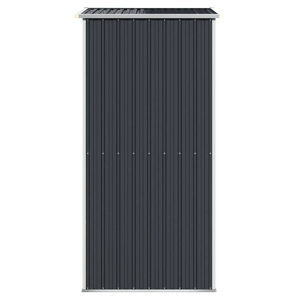 Garden Shed Anthracite Galvanised Steel 192x108x223cm