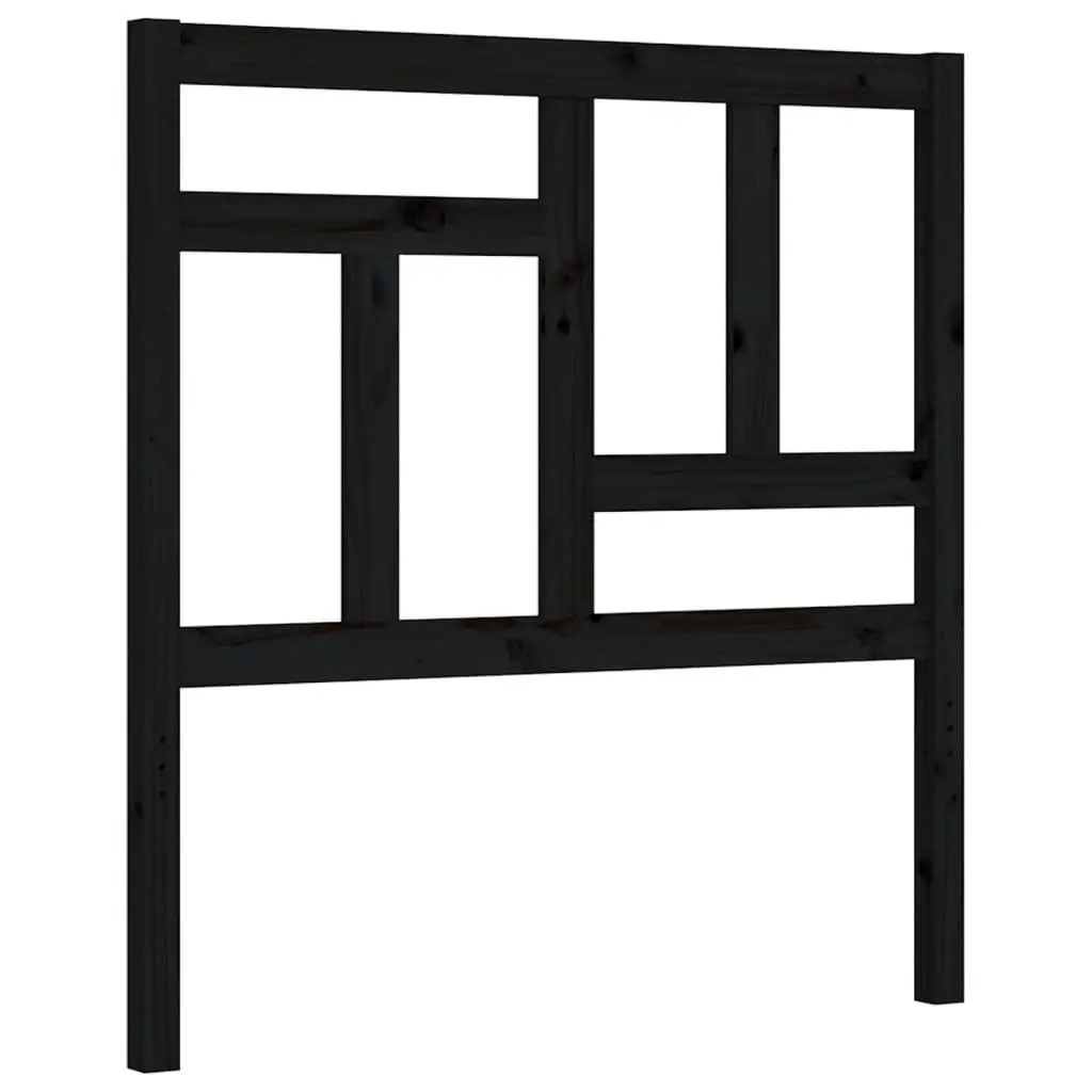 Black Pine Bed Frame 90x190 cm