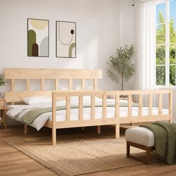 Your New King Bed Frame: Solid Pine Wood for Comfort