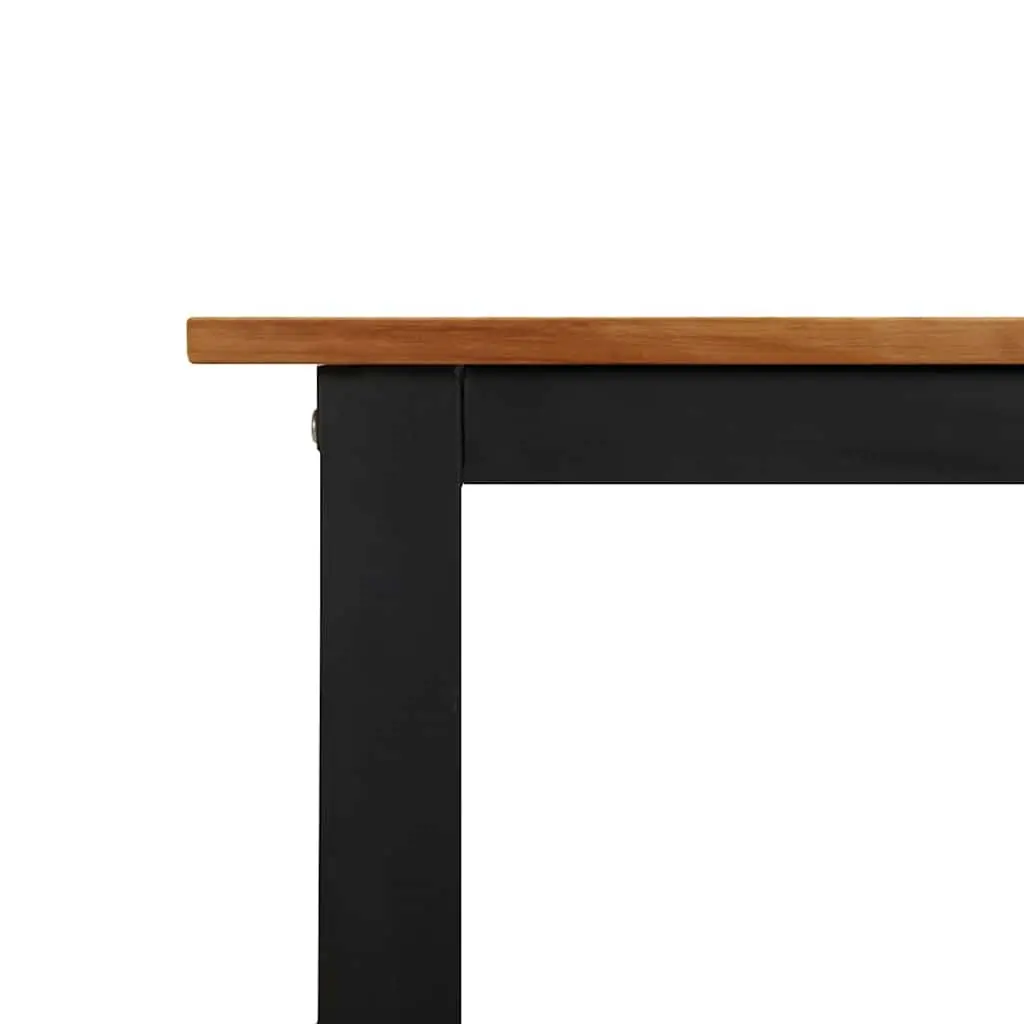 Outdoor Dining Table in Brown Acacia Wood