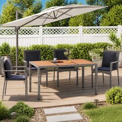 A Friendly Addition: Your New Grey Garden Table