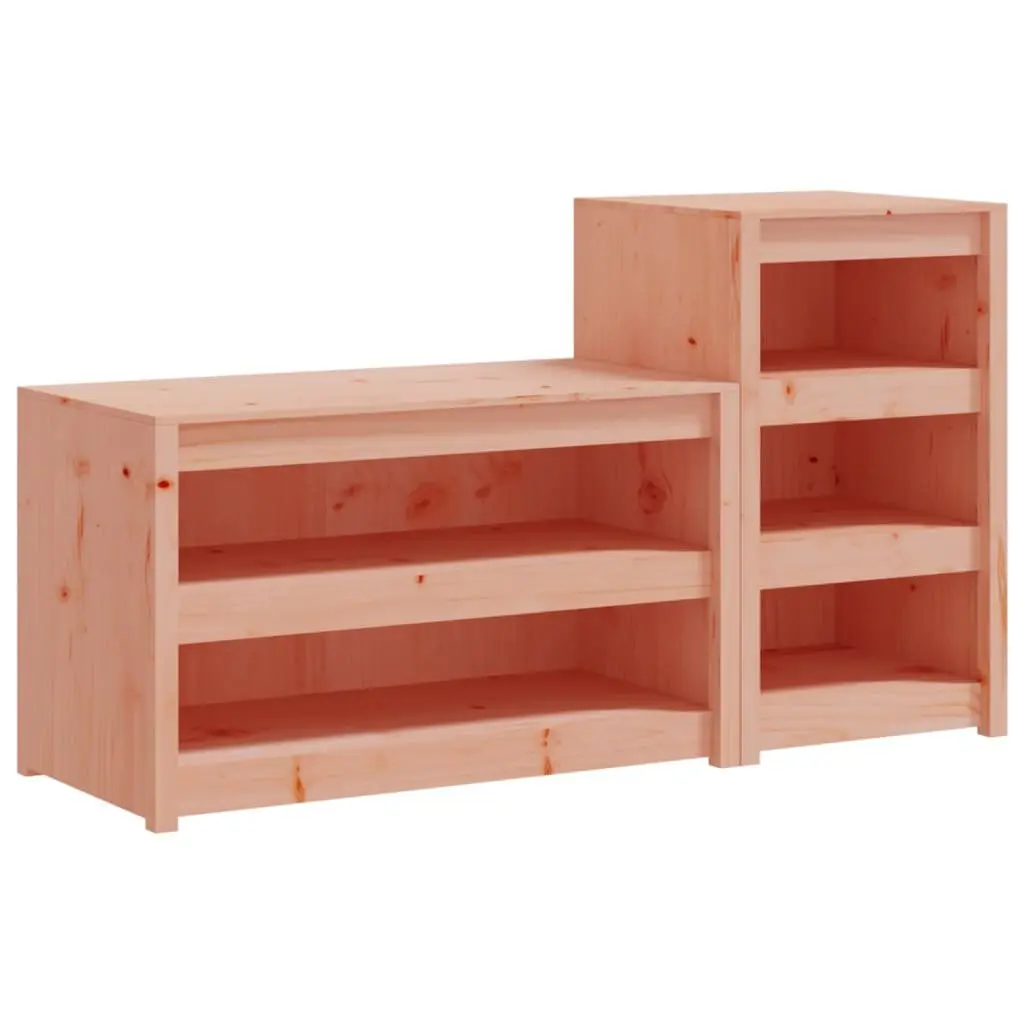 Outdoor Kitchen Cabinets Solid Wood 2 pcs Storage Cupboard Garden Furniture