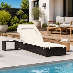 Your Comfortable Sun Lounger Awaits You Outside