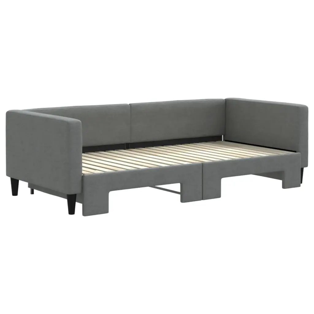 Grey Daybed with Trundle for Relaxation