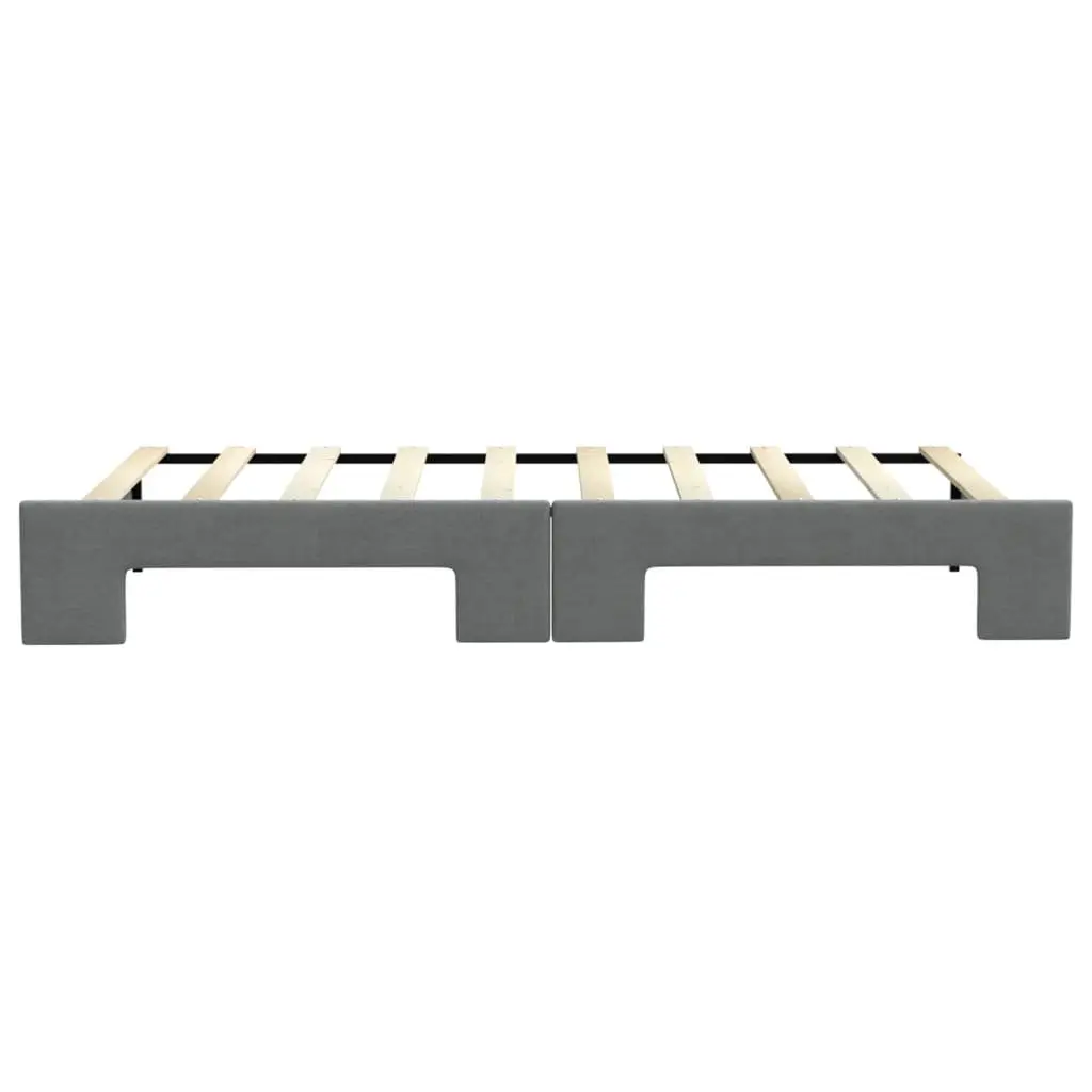 Grey Daybed with Trundle for Relaxation