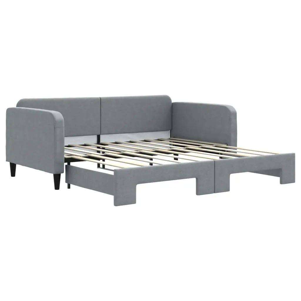 Daybed with Trundle Sofa Bed Guest Sleeping Furniture Living Room Bedroom