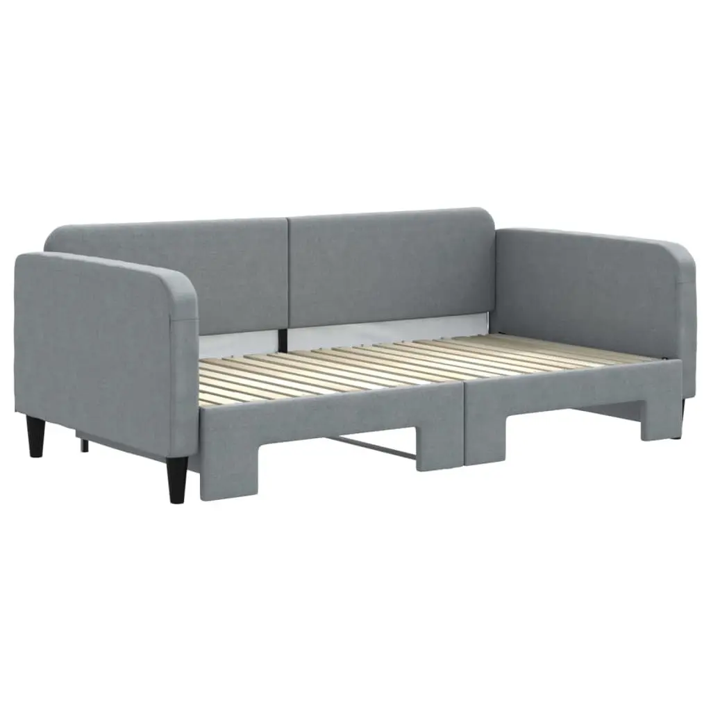 Daybed with Trundle Sofa Bed Guest Sleeping Furniture Living Room Bedroom