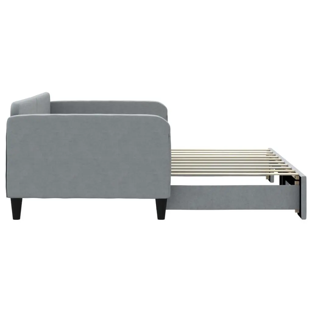Daybed with Trundle Sofa Bed Guest Sleeping Furniture Living Room Bedroom