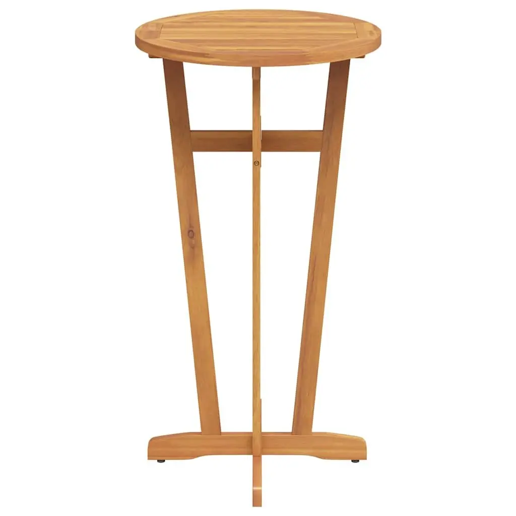 Garden Bar Table High Top Ø60x105cm Solid Acacia Wood Brown