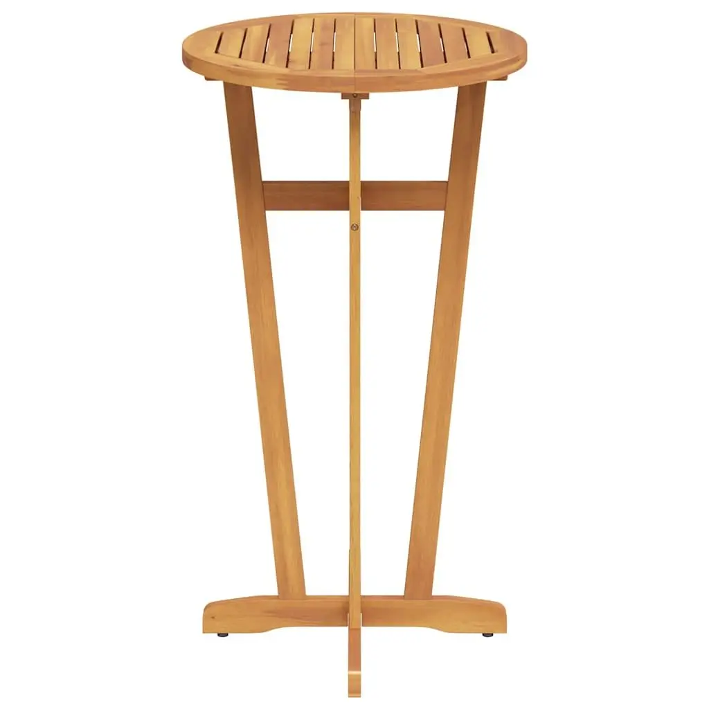 Garden Bar Table High Top Ø60x105cm Solid Acacia Wood Brown