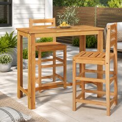 Your Perfect Garden Bar Table 120x60x105 cm - Solid Wood