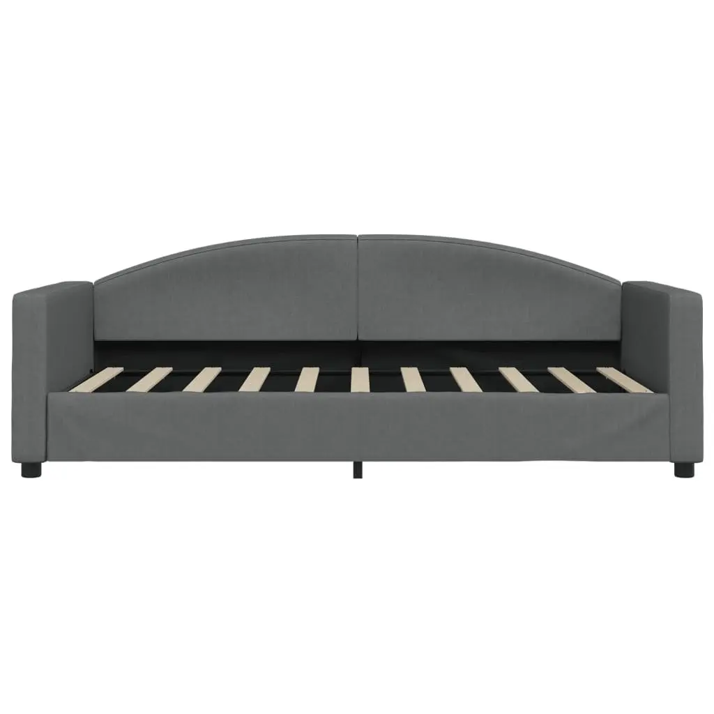 Daybed with Trundle and Storage Drawers Grey