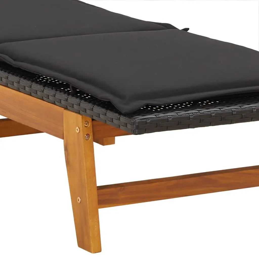 Sun Lounger with Side Table