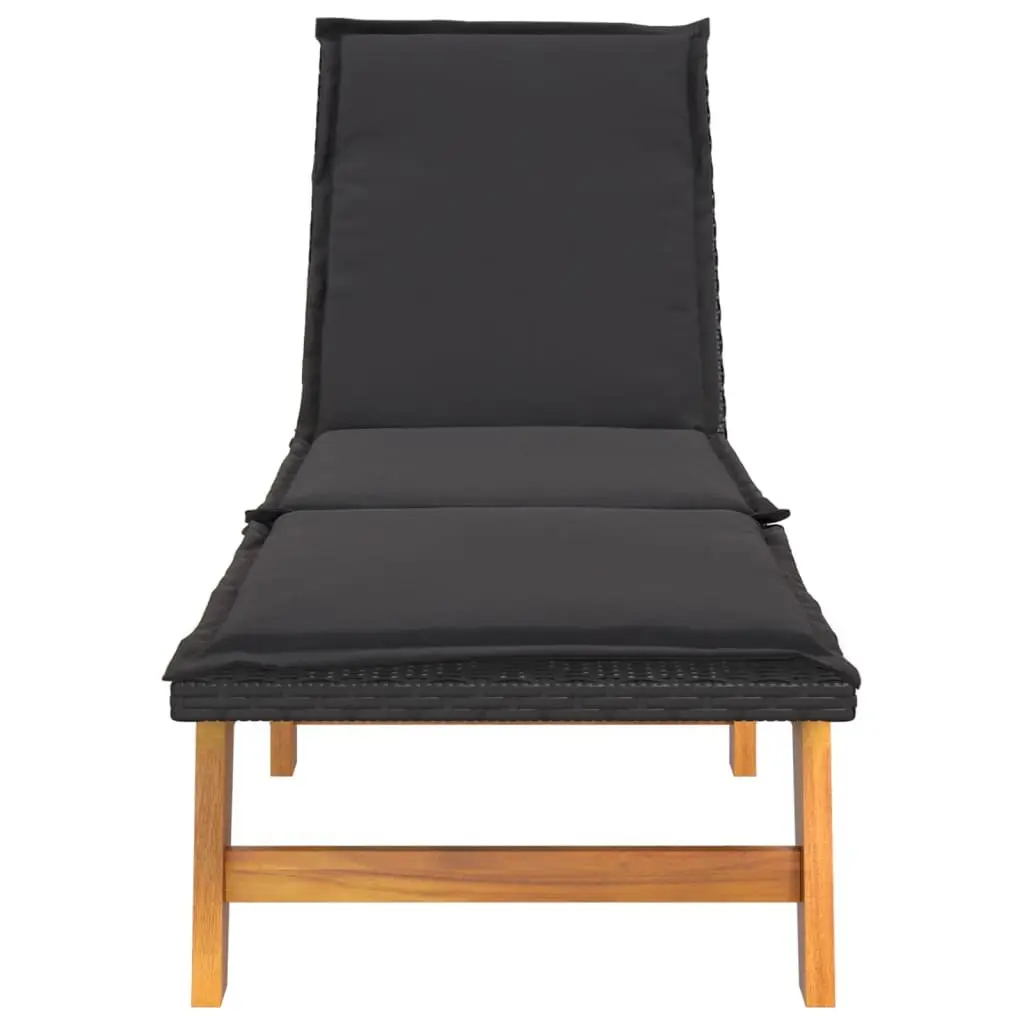 Sun Lounger with Side Table