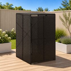 Your Go-To Solution: Black Wheelie Bin Shed for Gardens