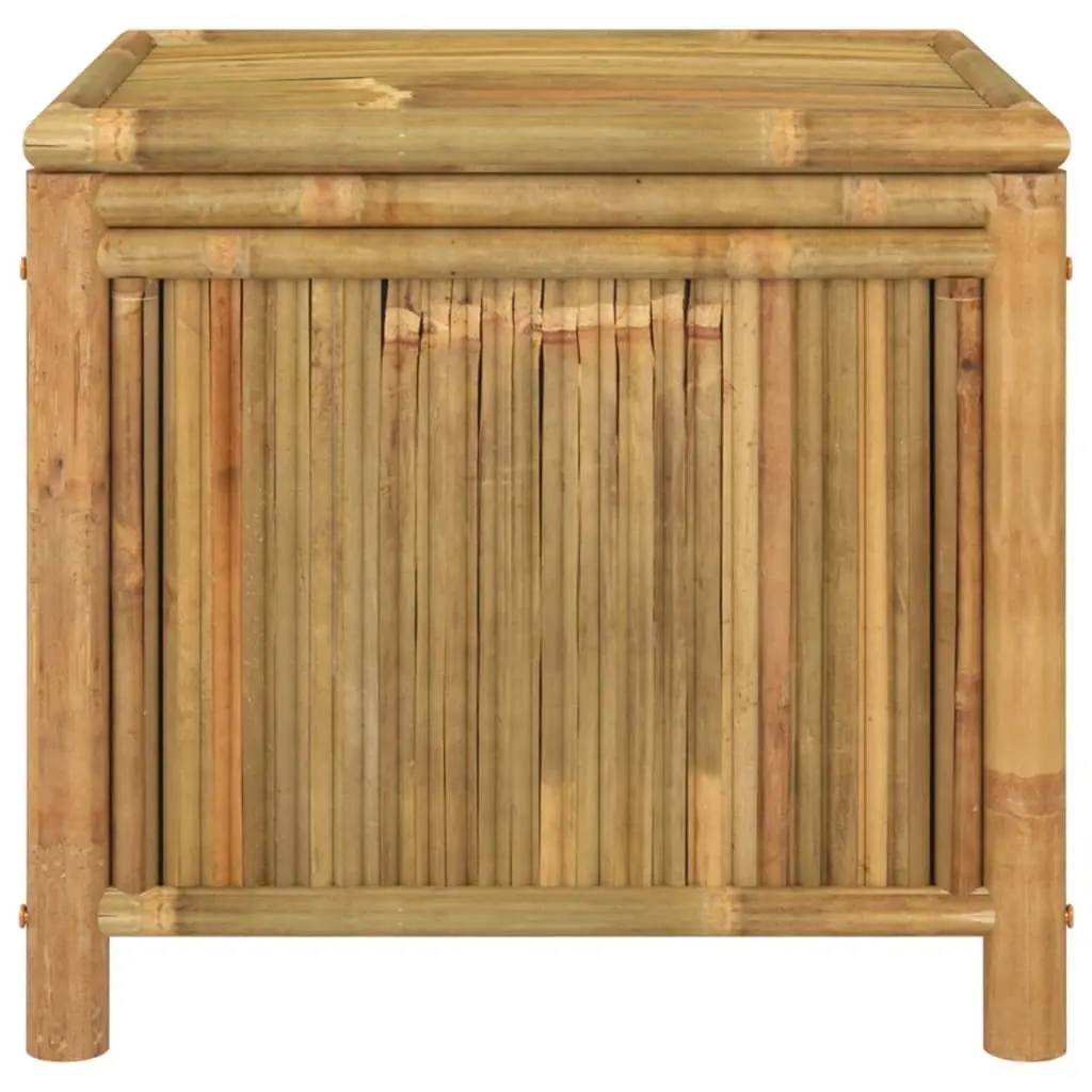 Bamboo Storage Box Outdoor Garden Chest Bench Brown 60x52x55cm