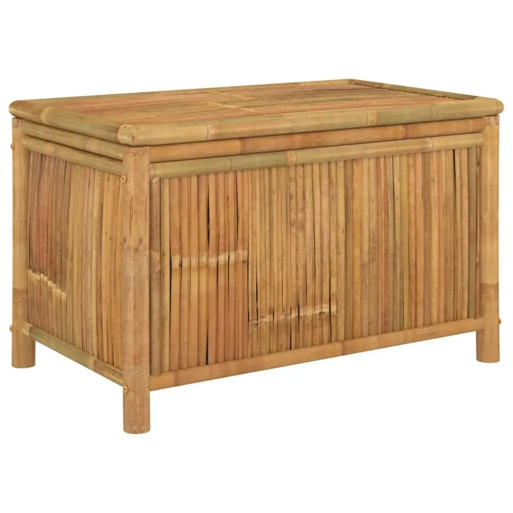 Bamboo Garden Storage Bench 90x52x55cm Outdoor Chest Brown