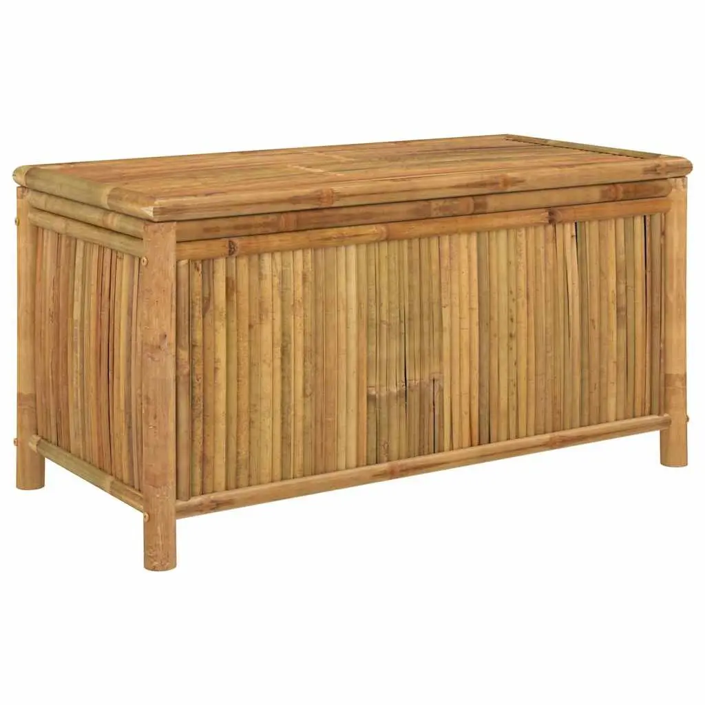 Garden Storage Box 110x52x55cm Bamboo Outdoor Bench Chest Deck Tool