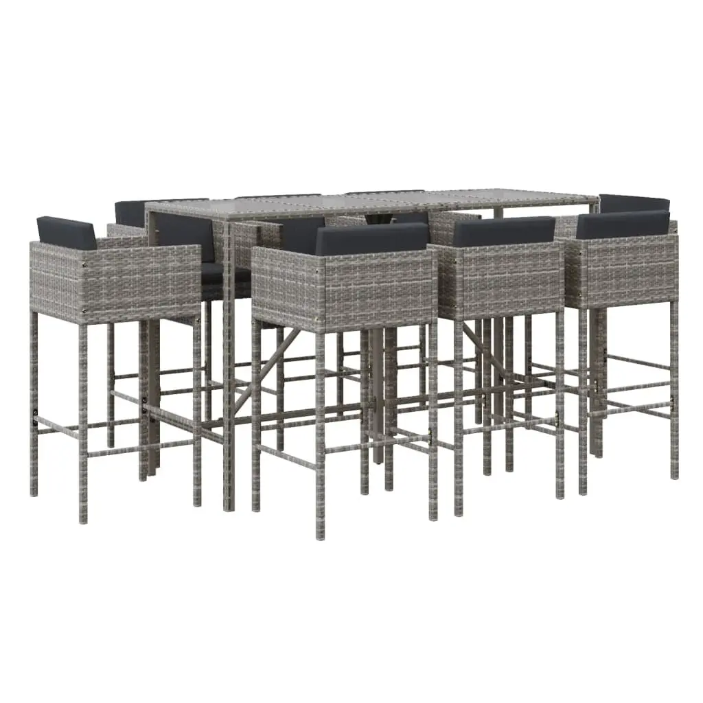 9 Piece Outdoor Bar Set