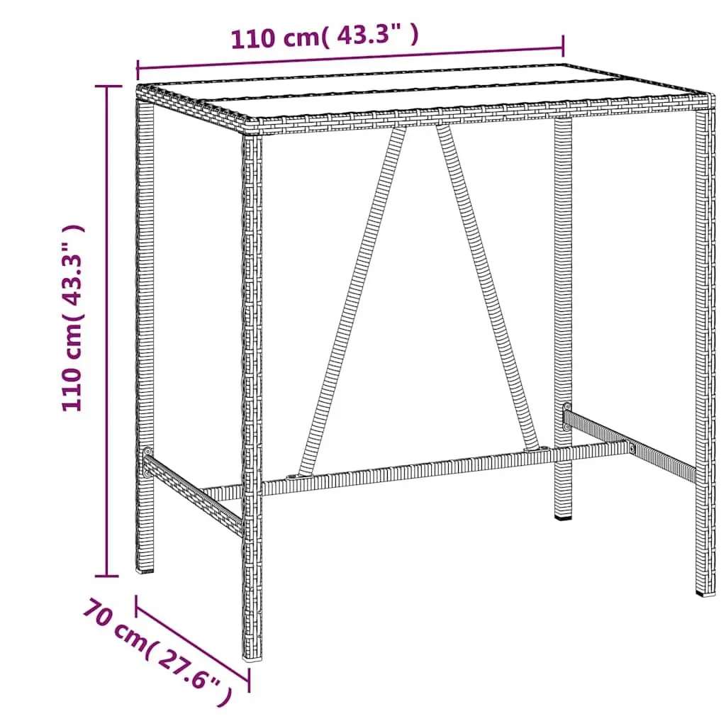 Outdoor Bar Set