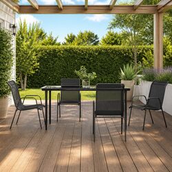 Create a Welcoming Outdoor Space with This Dining Set