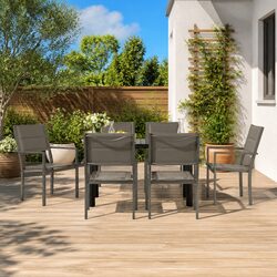Create a Cozy Outdoor Dining Space with This 7-Piece Set