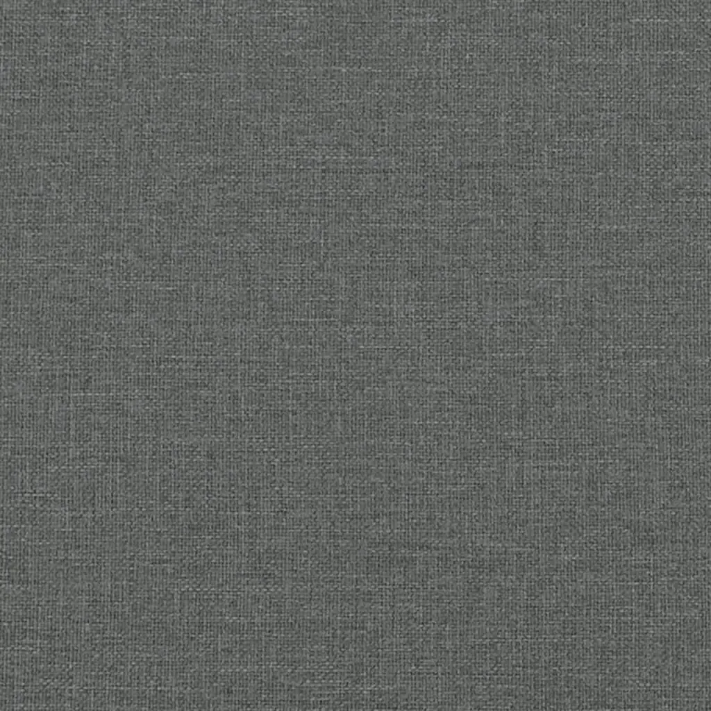 Grey Fabric 2-Seater Sofa with Throw Pillows