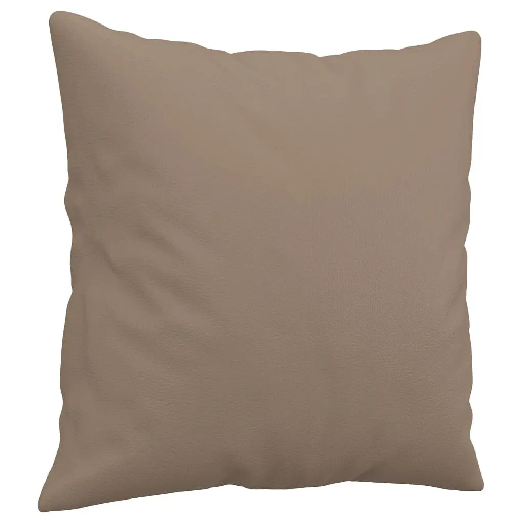 2-Seater Sofa Modern Lounge Brown Faux Leather 120cm