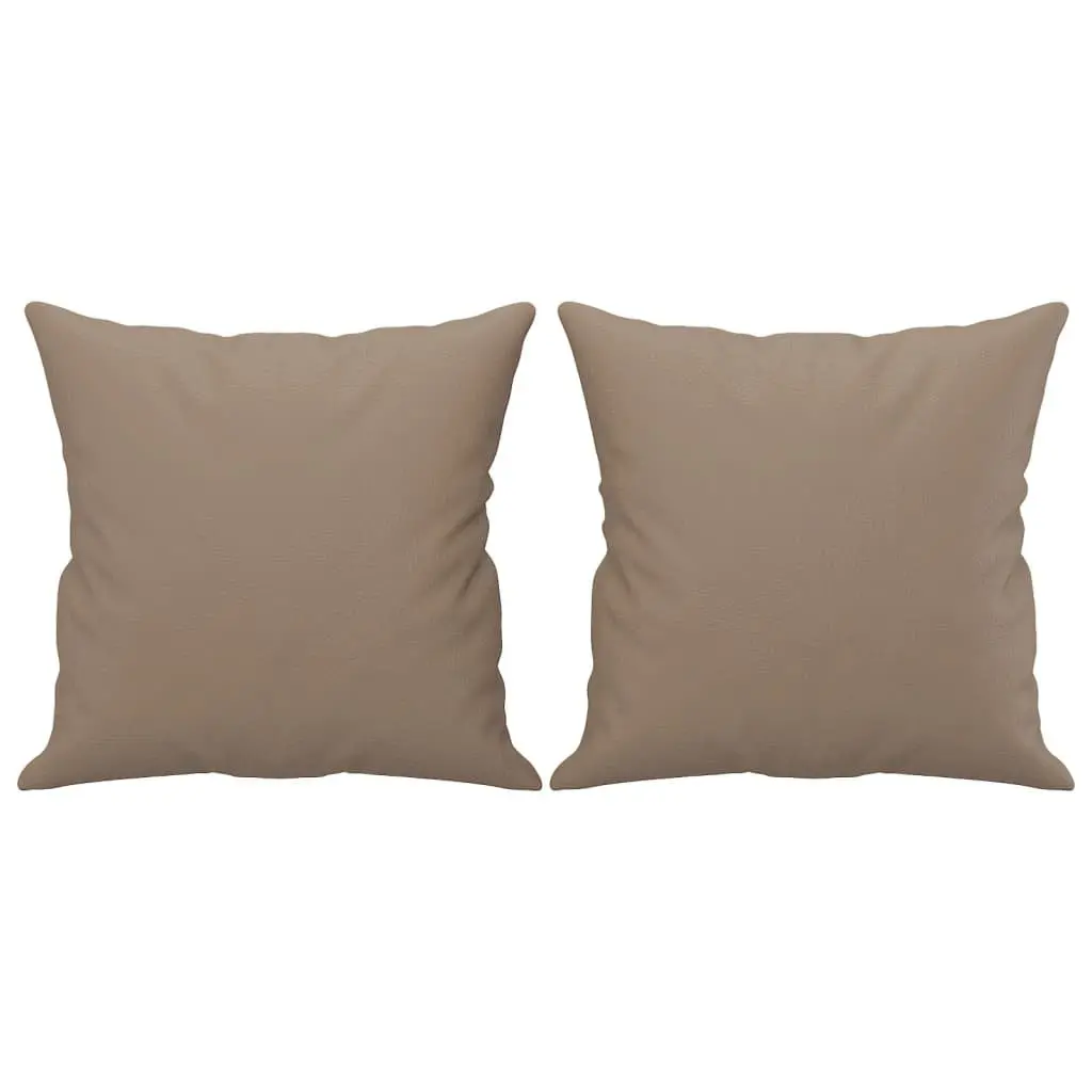 BrownFauxLeatherModern3SeaterSofa180cmwithThrowPillows