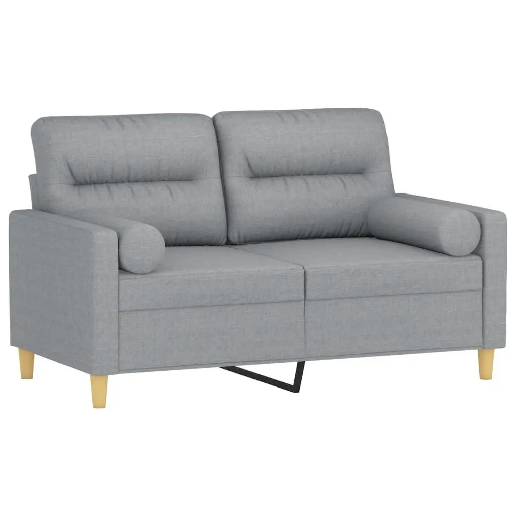 Light Grey 2-Seater Sofa