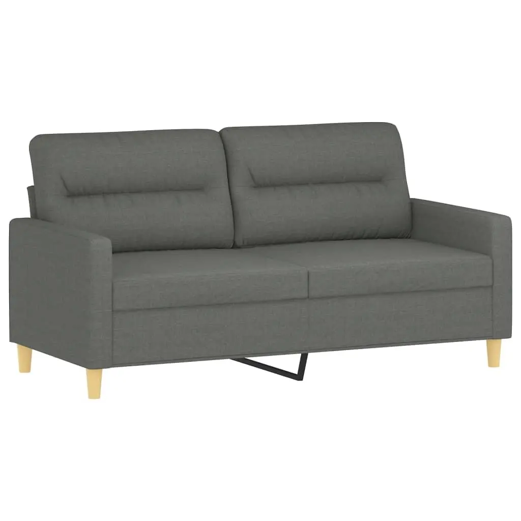 Grey 2-Seater Sofa 140cm