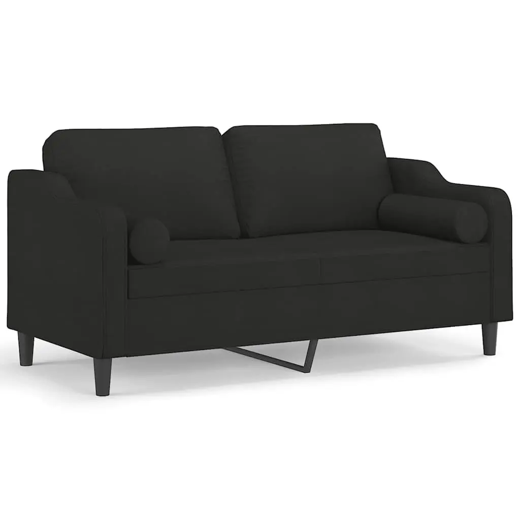 Black 2-Seater Sofa