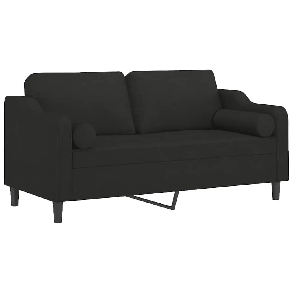 Black 2-Seater Sofa