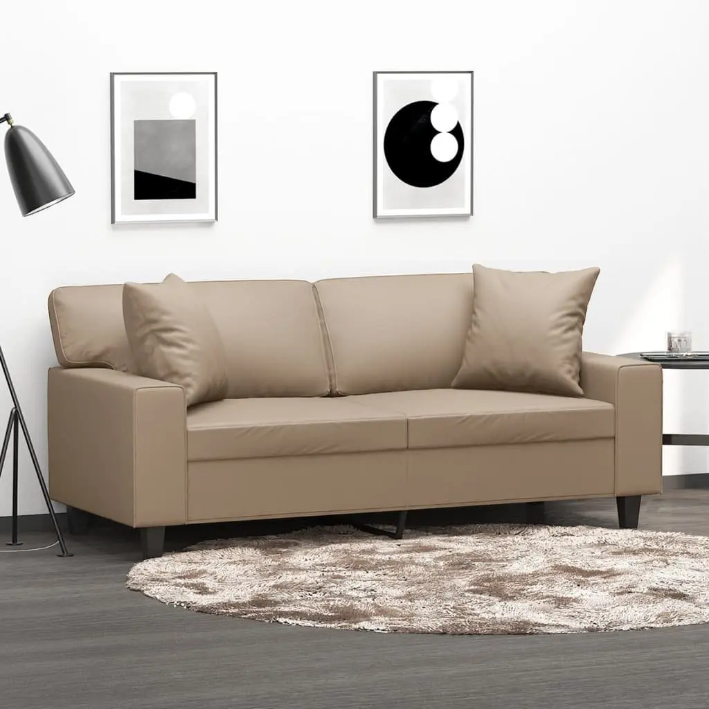 Brown 2-Seater Sofa