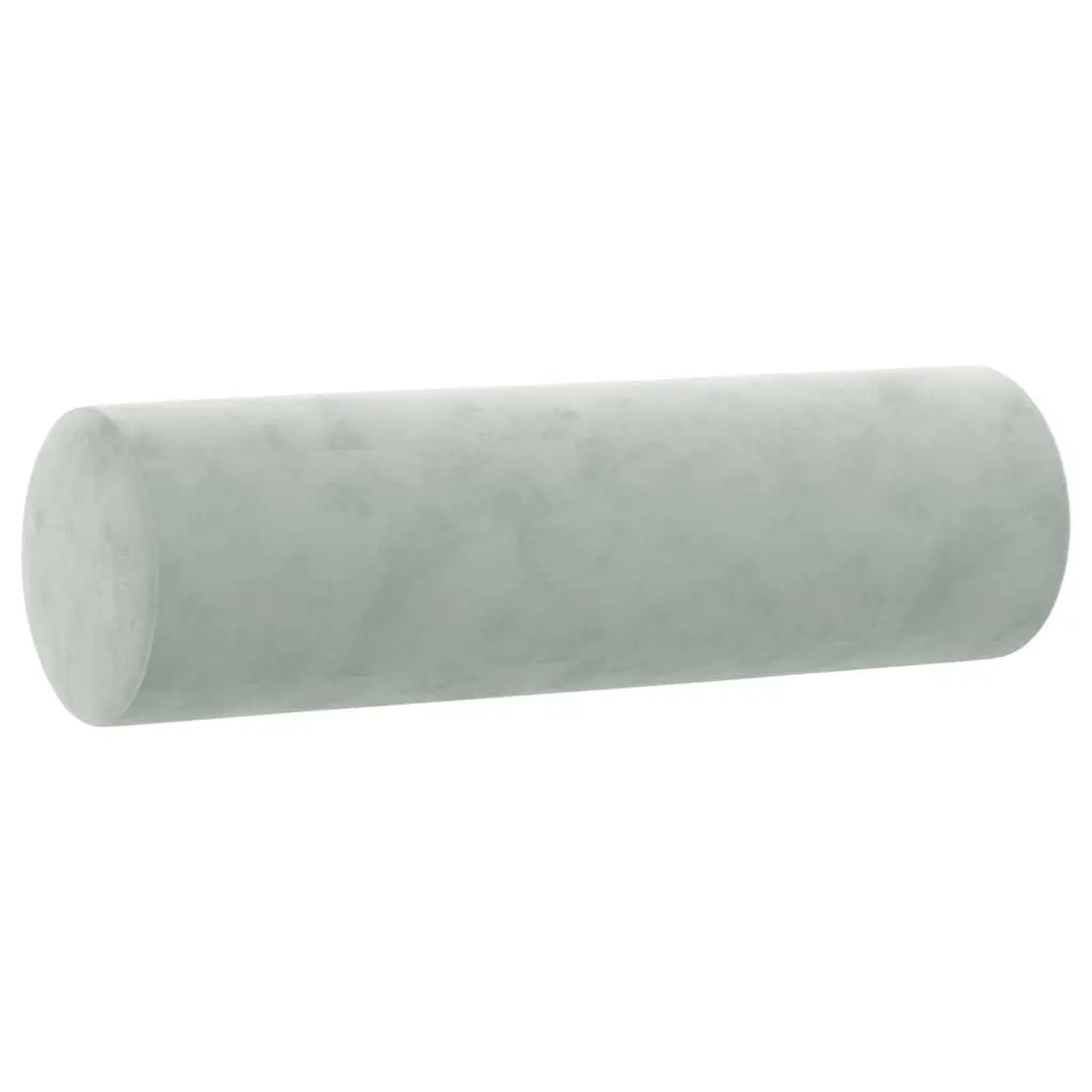 3-Seater Sofa Grey Velvet 180cm Modern Lounge Couch