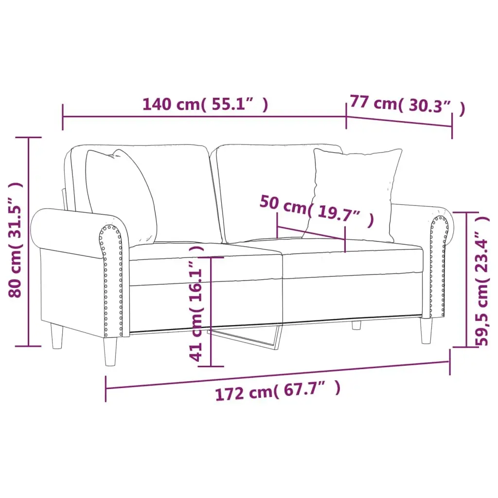 2-Seater Lounge Sofa