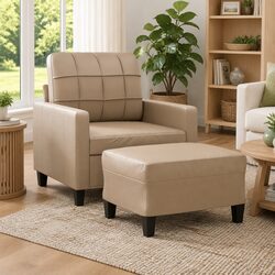 Your Ideal Sofa Chair with Footstool for Relaxation