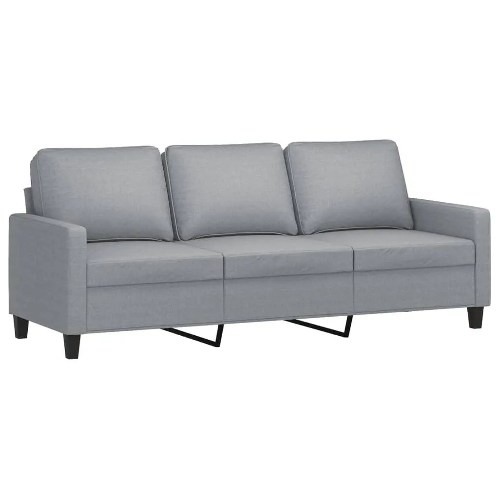 3-Seater Sofa with Footstool