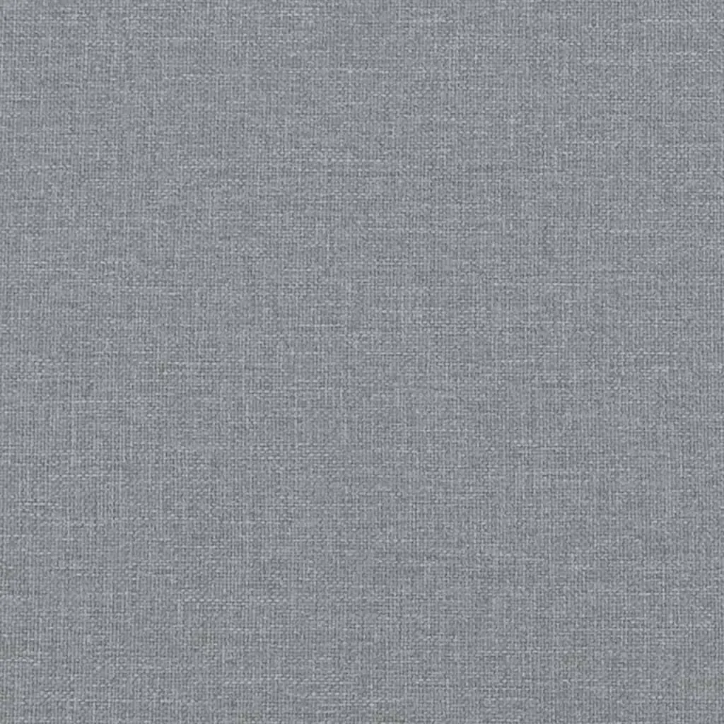 3-Seater Sofa with Footstool Light Grey 180cm Fabric Lounge Couch