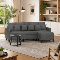 Your New 3-Seater Sofa with Footstool Awaits!