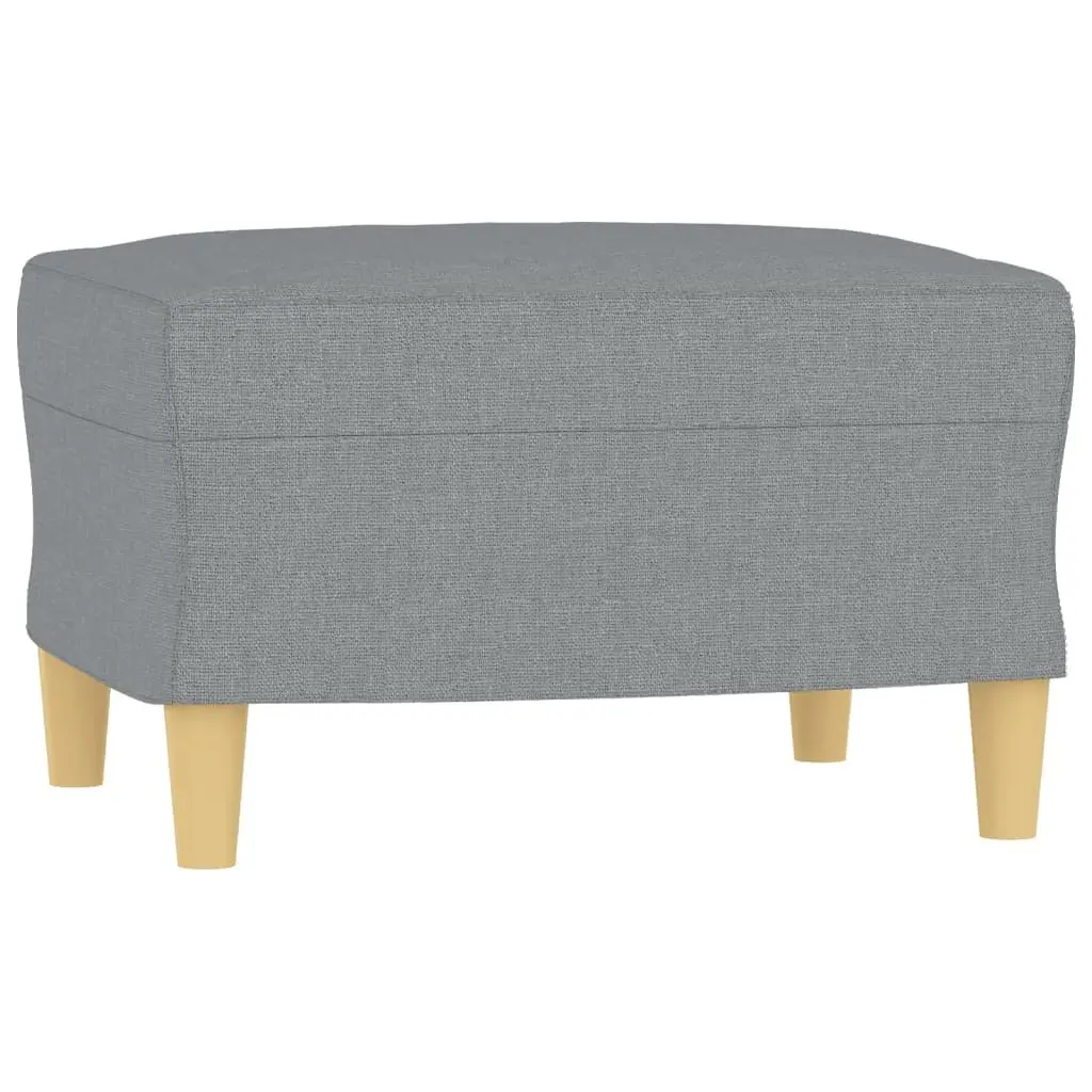 4 Piece Grey Fabric Sofa Set