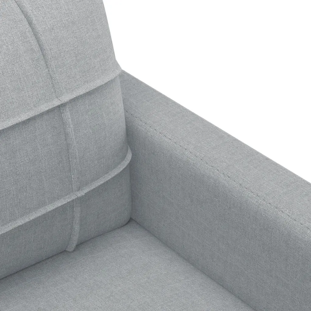 4 Piece Grey Fabric Sofa Set