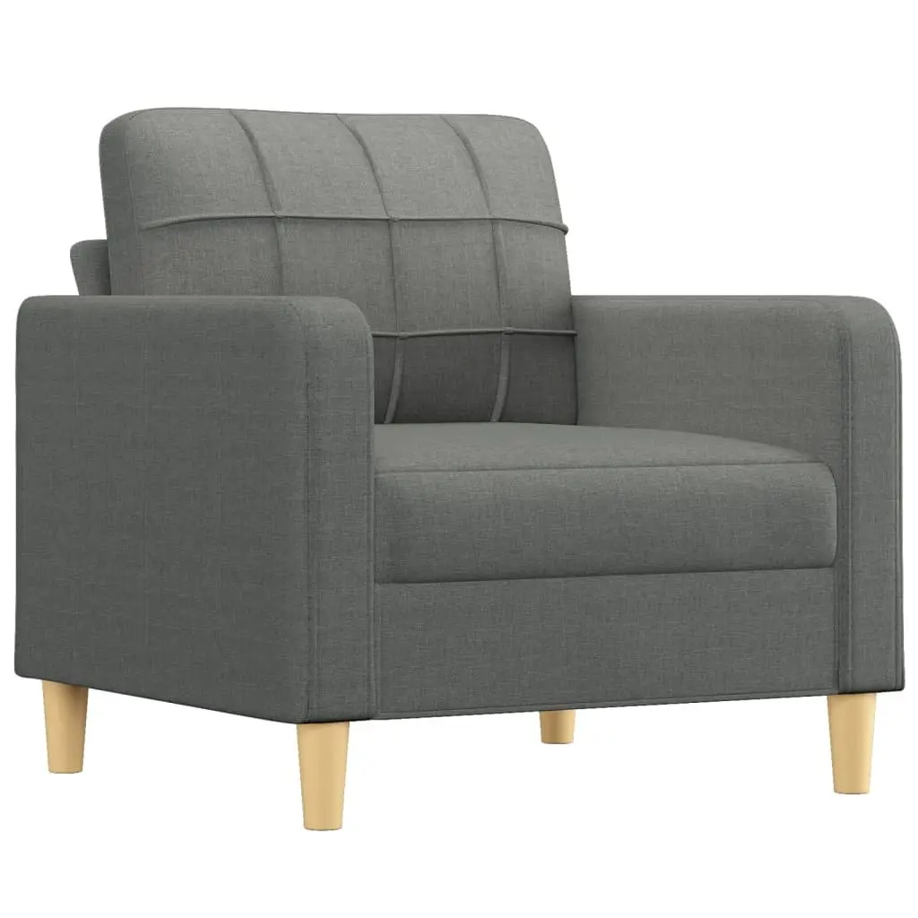 4 Piece Grey Sofa Set