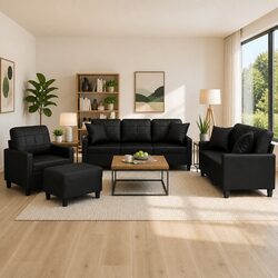 Welcome Home: Your Perfect 4 Piece Sofa Set Awaits