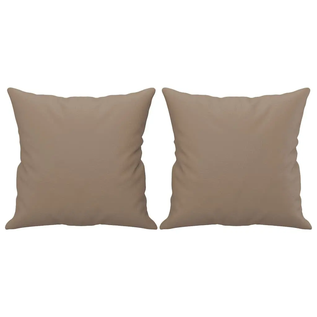 Sofa Set Brown Faux Leather 2 Piece Lounge Couch
