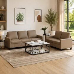 Your Ideal 2-Piece Faux Leather Sofa Set